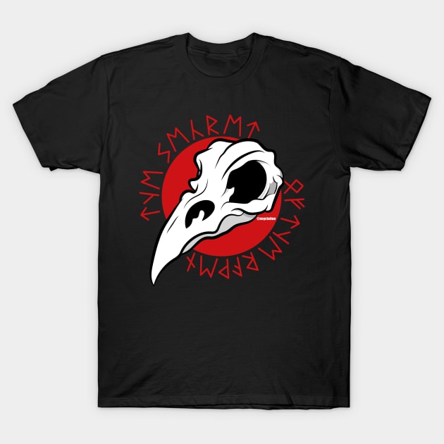 RavenSkull T-Shirt by Neyc Design